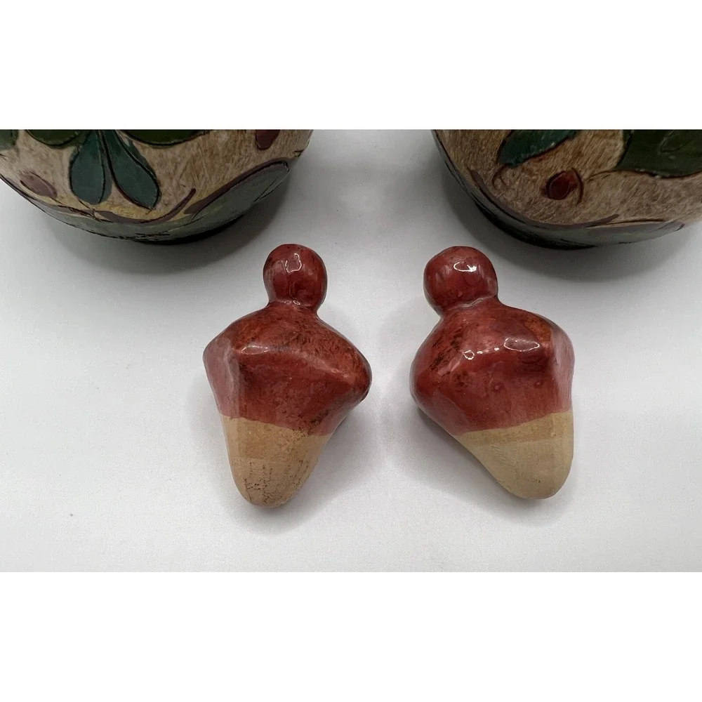 DIPINTO A MANO Italian Art Pottery - Oil & Vinegar Caddy - Deruta Italy